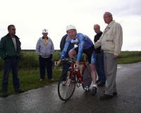 Jan de Heij aan de start