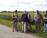 Aart van Beuzekom en Klaas Middelhoek (na de finish)